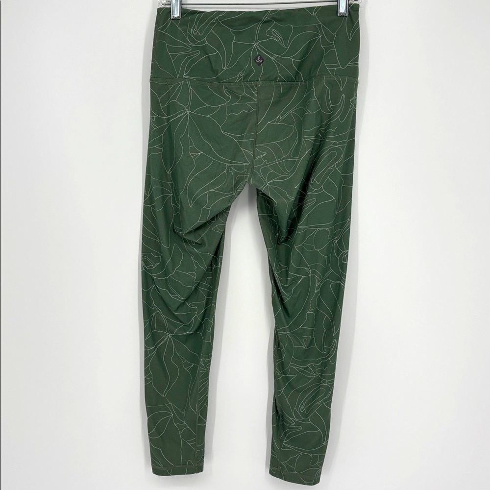 Prana Kimble 7/8 High-Waisted Canopy Florist Green Leggings Women’s Size Medium - Picture 6 of 8
